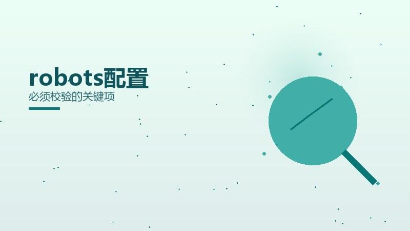 全景面面观：robots配置必须校验的关键项