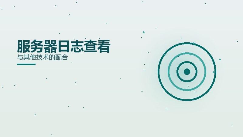 策略解析，服务器日志查看与其他技术的配合