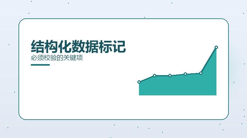 关键解析：结构化数据标记必须校验的关键项