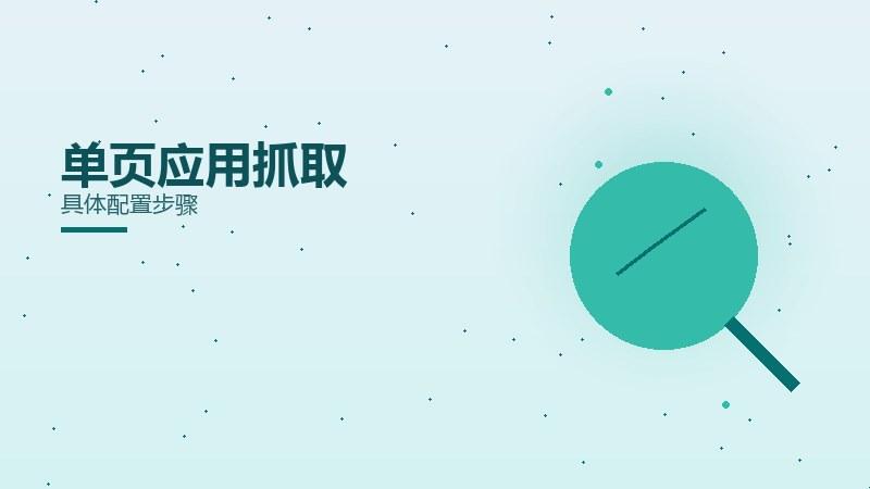 系统揭秘丨单页应用抓取具体配置步骤
