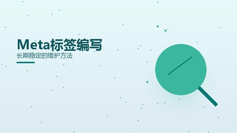 检索纵览：Meta标签编写长期稳定的维护方法