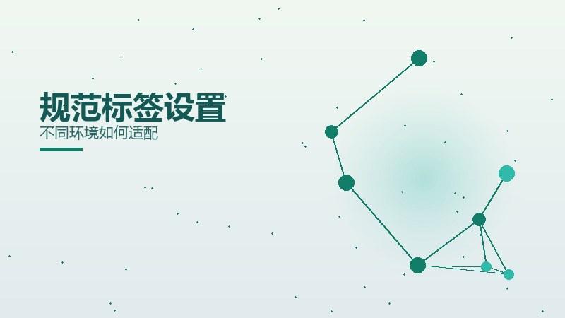 问答见闻，规范标签设置不同环境如何适配