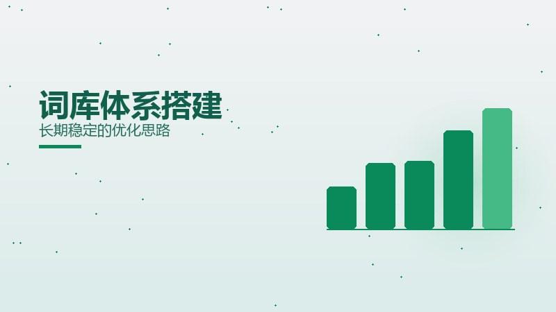 诊断透视·词库体系搭建长期稳定的优化思路