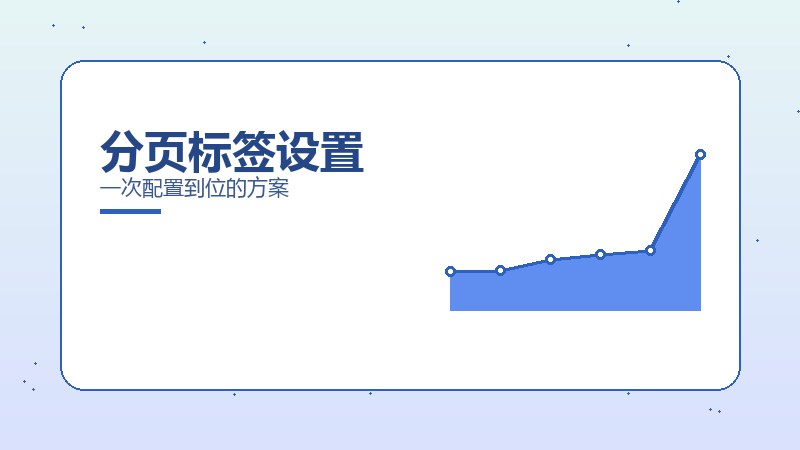 分页标签设置