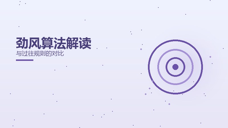 劲风算法解读