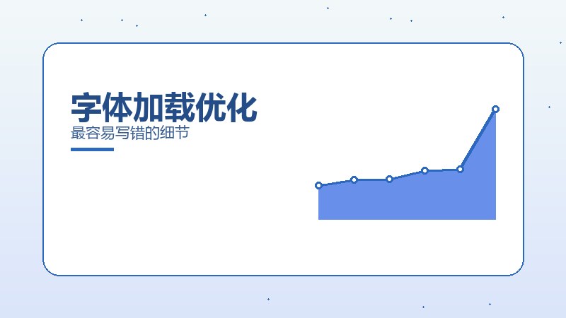 字体加载优化